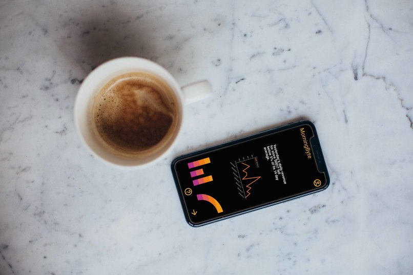 Phone with MorningByte app